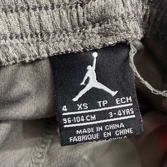 Jordan Grey Activewear Basketball Style Shorts - Picture 3 of 3